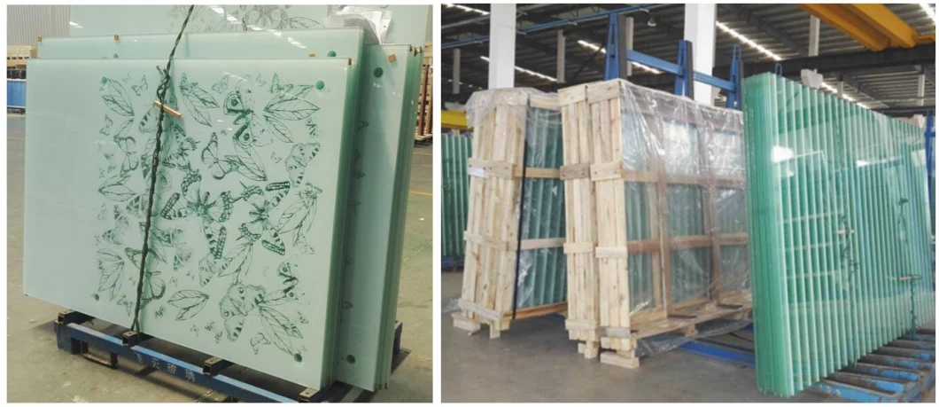 Tempered Glass Laminated Glass Double Glazed Enameled Glass Silk Screen Printing Glass Ceramic Fritted Glass