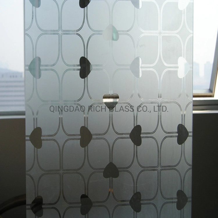 3 4 5 6 8mm Colored Pattern Glass